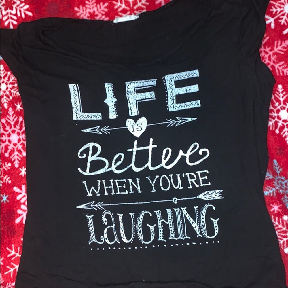 life is better when you are smiling shirt.
